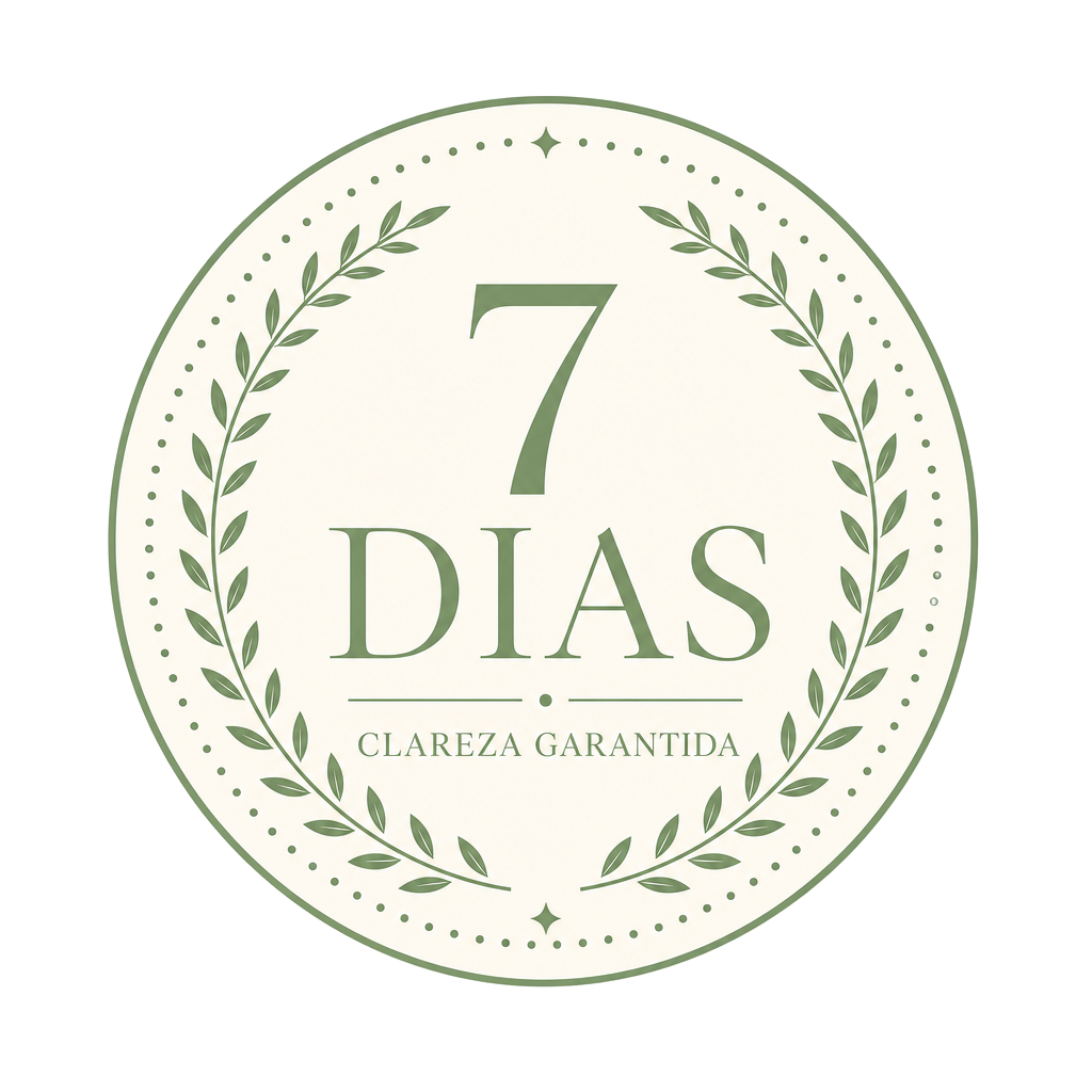 Selo de 7 dias de clareza garantida